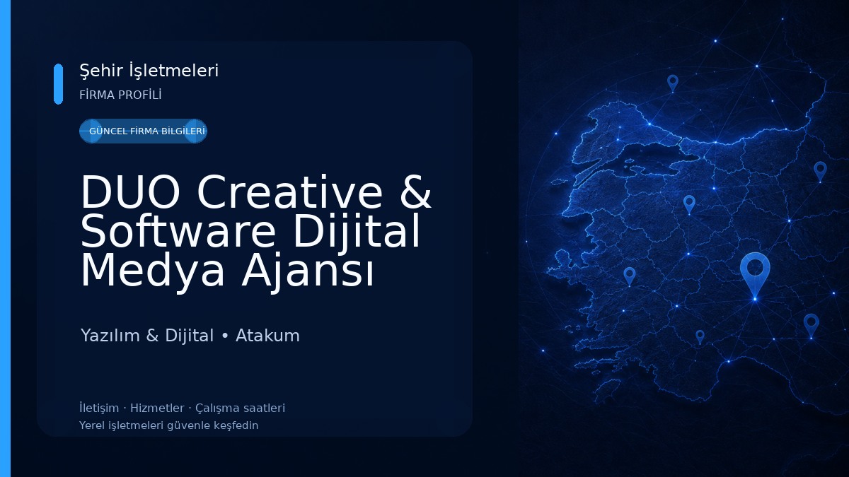 DUO Creative & Software Dijital Medya Ajansı Yazılım & Dijital