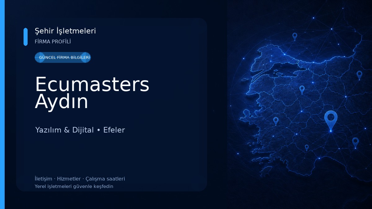 Ecumasters Aydın Yazılım & Dijital