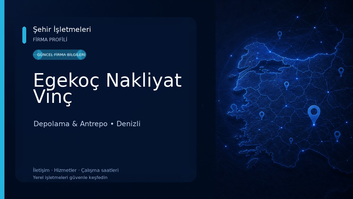 Egekoç Nakliyat Vinç Depolama & Antrepo