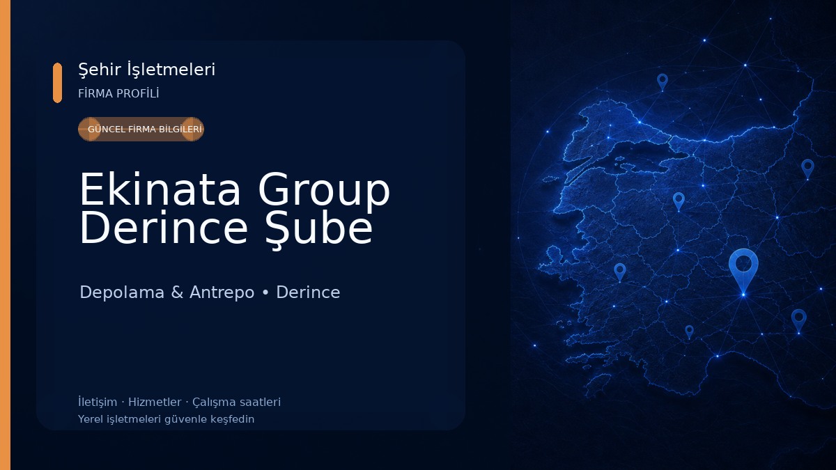 Ekinata Group Derince Şube Depolama & Antrepo