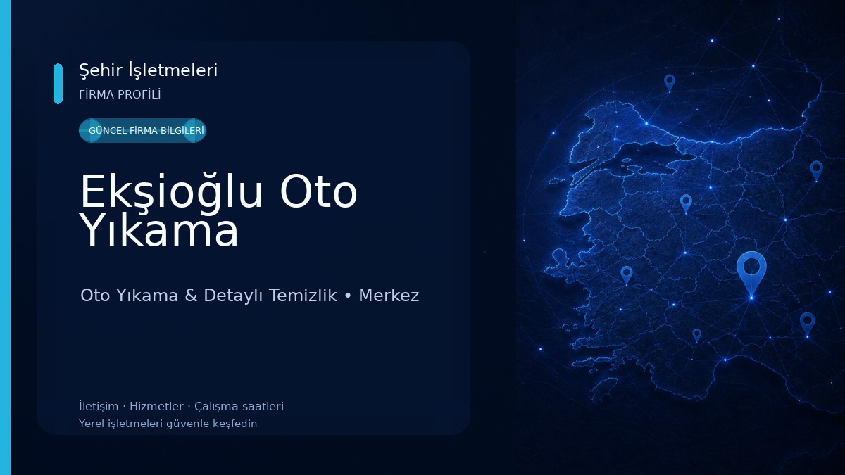 Ekşioğlu Oto Yıkama