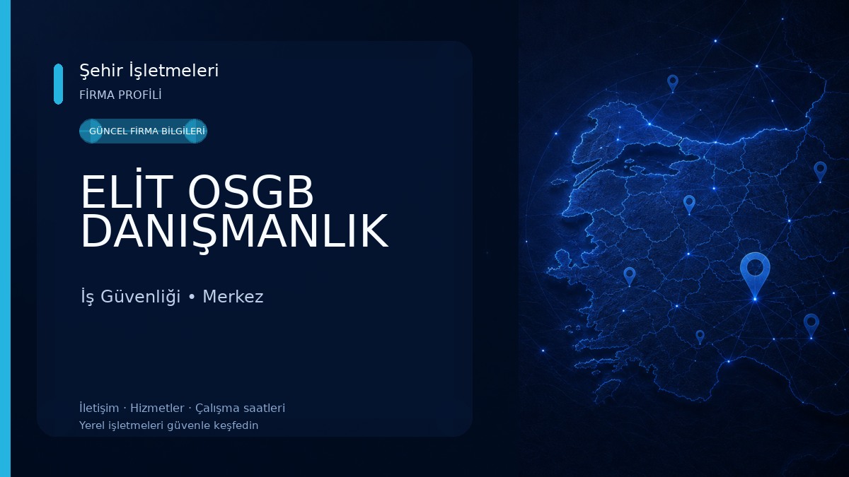 ELİT OSGB DANIŞMANLIK