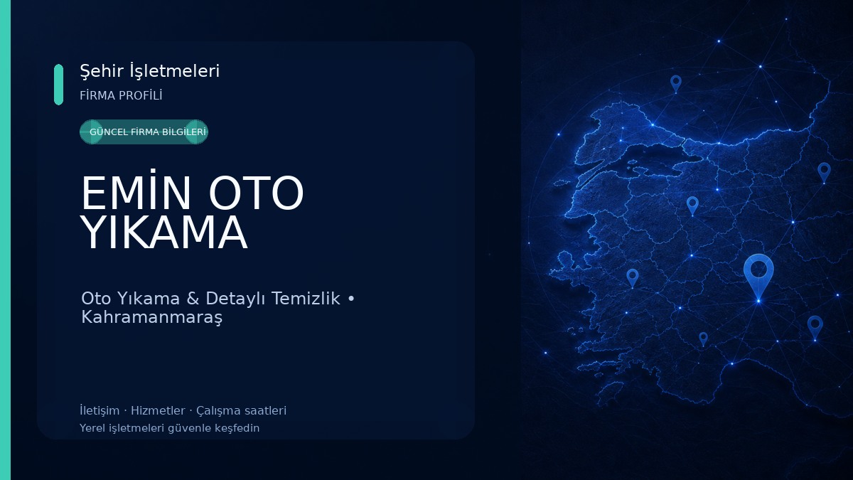 EMİN OTO YIKAMA Oto Yıkama & Detaylı Temizlik
