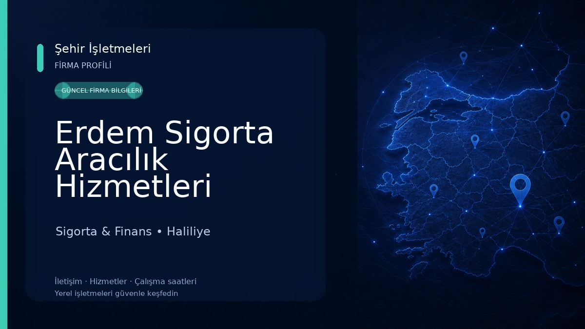Erdem Sigorta Aracılık Hizmetleri 