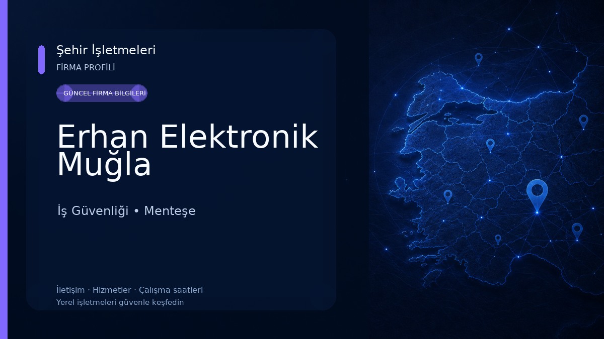 Erhan Elektronik Muğla