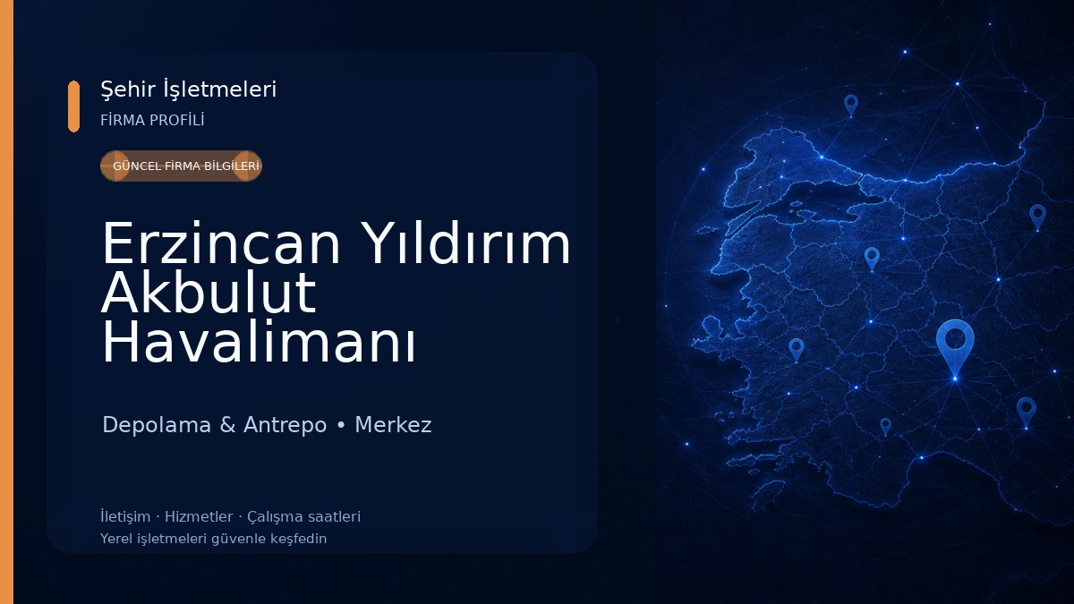 Erzincan Yıldırım Akbulut Havalimanı (ERC) 