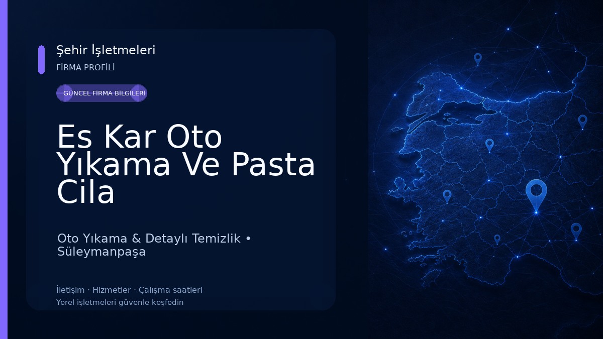 Es Kar Oto Yıkama Ve Pasta Cila Oto Yıkama & Detaylı Temizlik