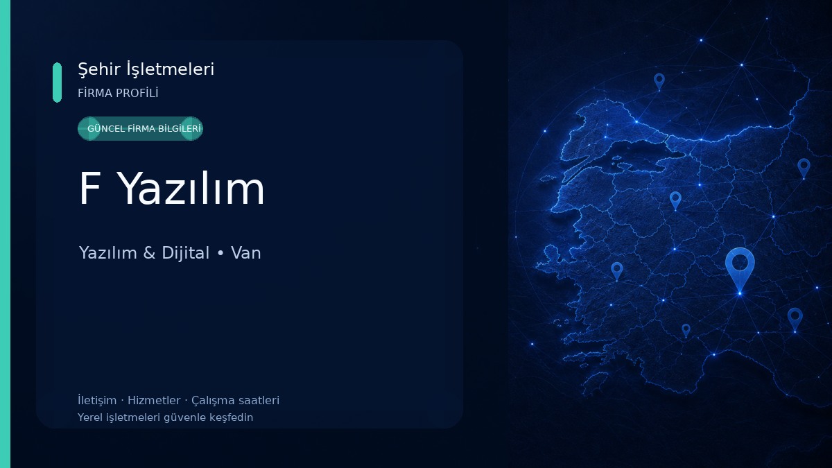 F Yazılım Yazılım & Dijital