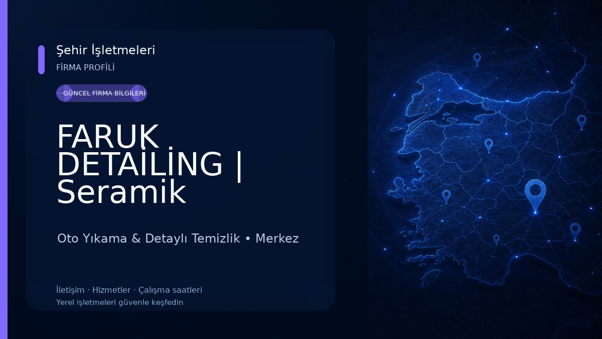 FARUK DETAİLİNG | Seramik Kaplama | Pasta Cila | Detaylı Temizlik Oto Yıkama & Detaylı Temizlik