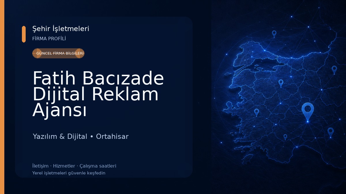 Fatih Bacızade Dijital Reklam Ajansı Yazılım & Dijital
