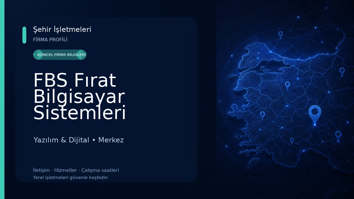 FBS Fırat Bilgisayar Sistemleri Yazılım & Dijital