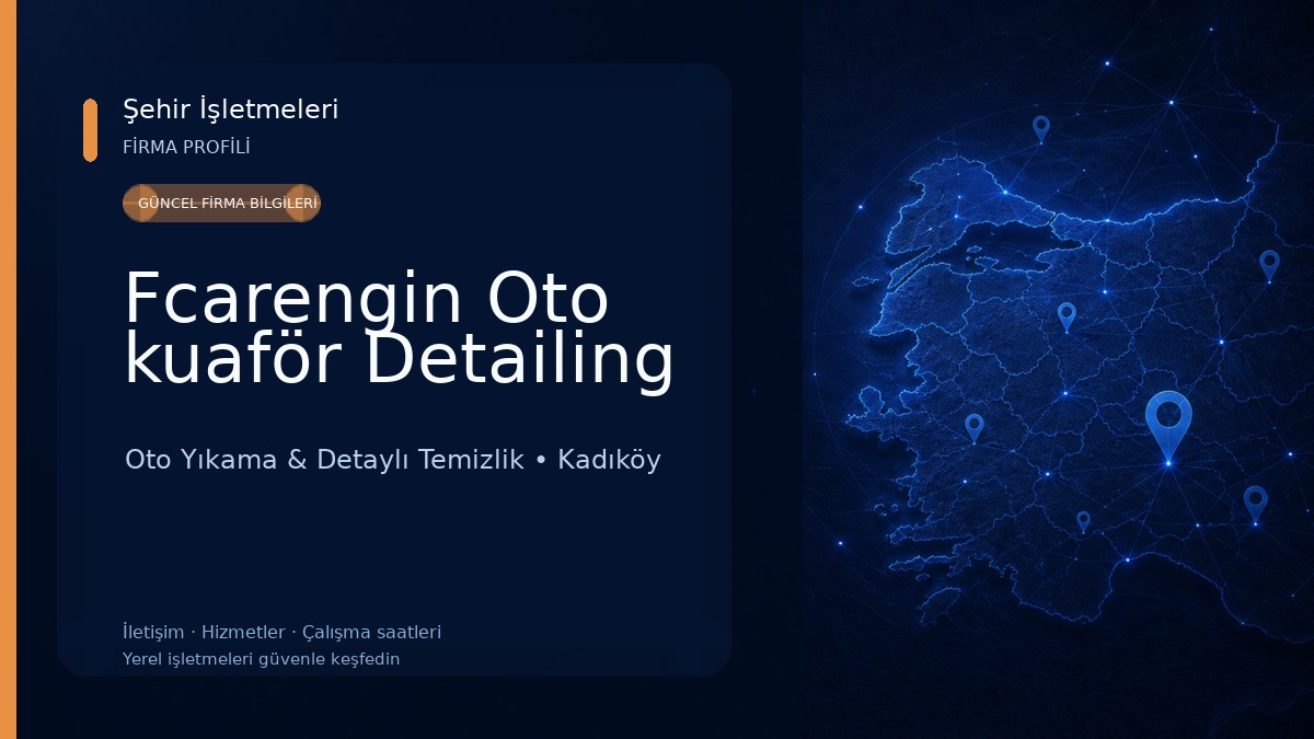 Fcarengin Oto kuaför Detailing Oto Yıkama & Detaylı Temizlik