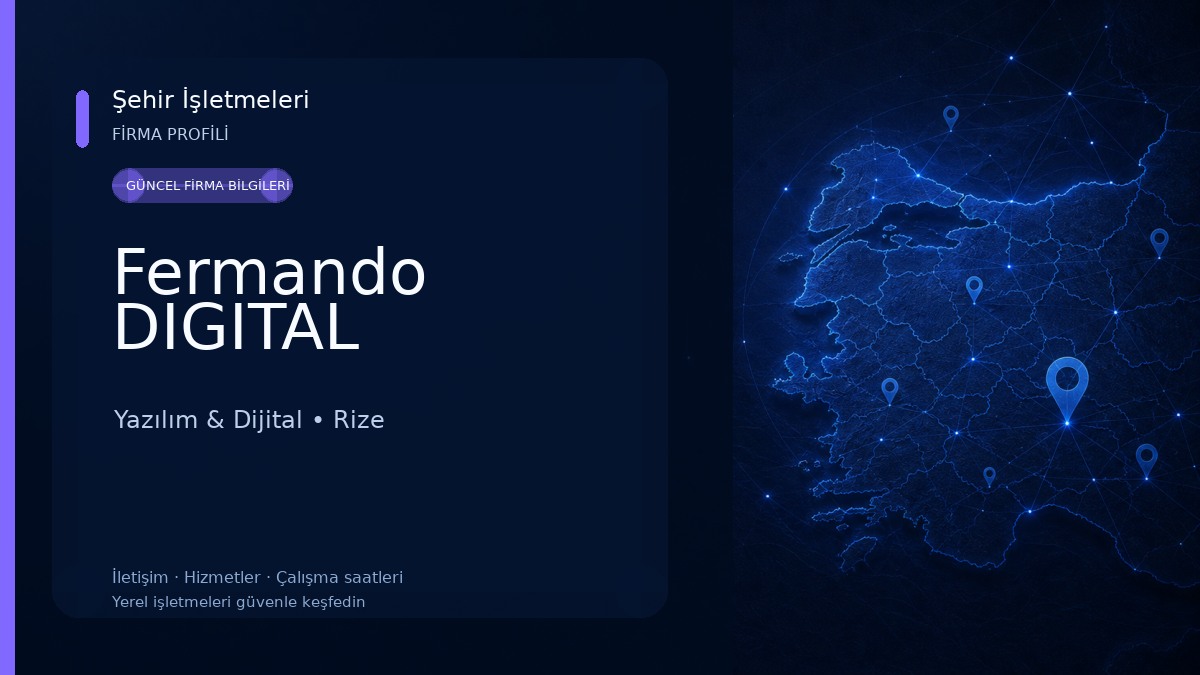 Fermando DIGITAL Yazılım & Dijital