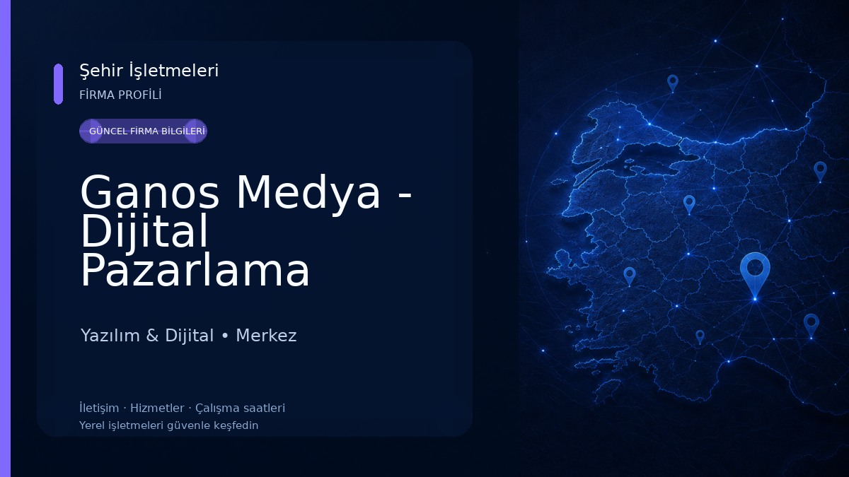 Ganos Medya - Dijital Pazarlama Ajansı Yazılım & Dijital