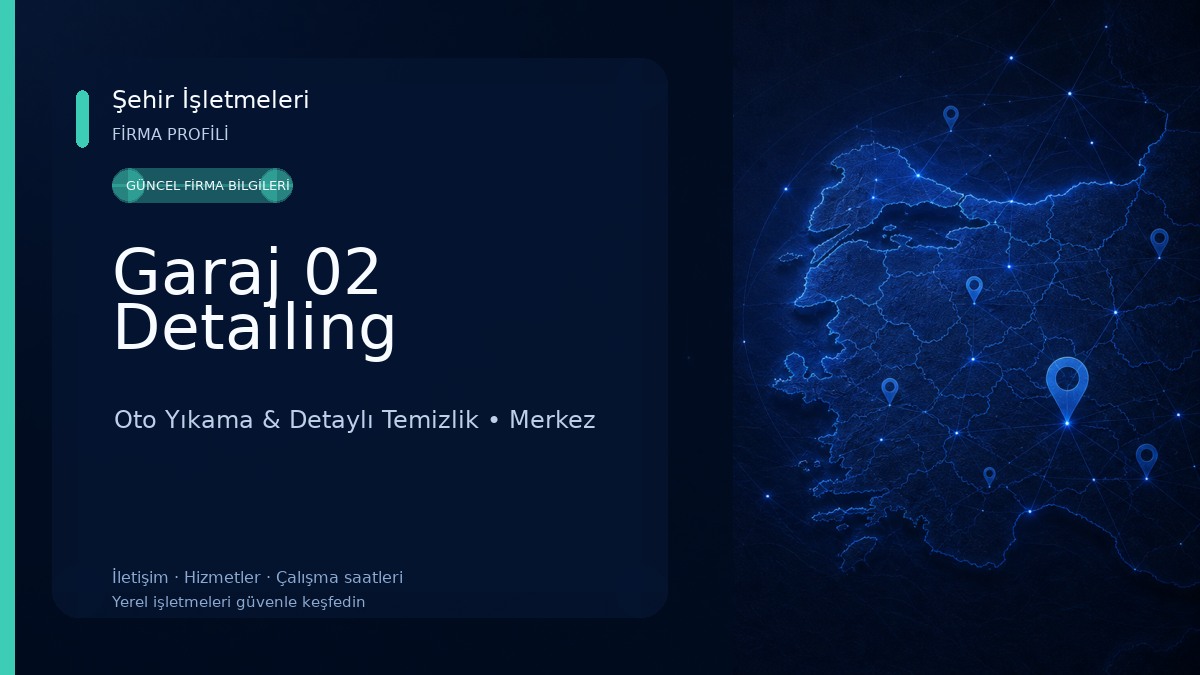Garaj 02 Detailing Oto Yıkama & Detaylı Temizlik