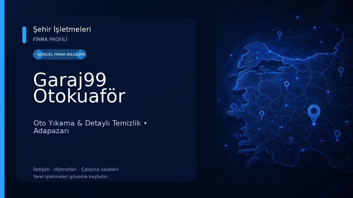 Garaj99 Otokuaför Oto Yıkama & Detaylı Temizlik