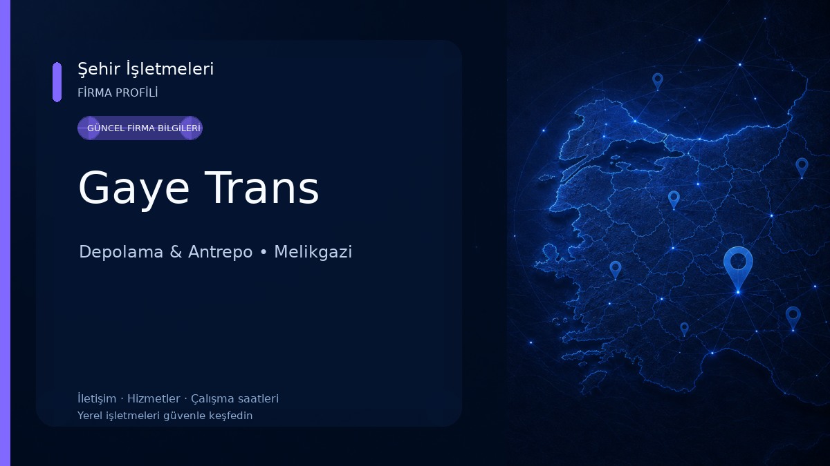 Gaye Trans Depolama & Antrepo