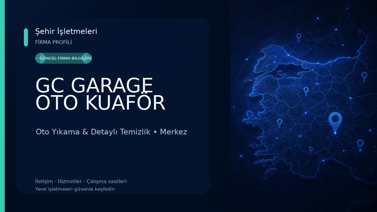 GC GARAGE OTO KUAFÖR 