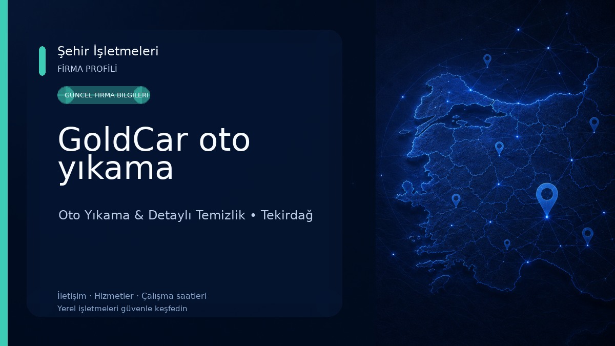 GoldCar oto yıkama Oto Yıkama & Detaylı Temizlik