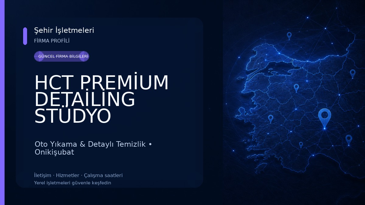 HCT PREMİUM DETAİLİNG STÜDYO Oto Yıkama & Detaylı Temizlik