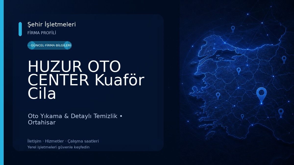 HUZUR OTO CENTER Kuaför Cila Salonu-TRABZON Oto Yıkama & Detaylı Temizlik