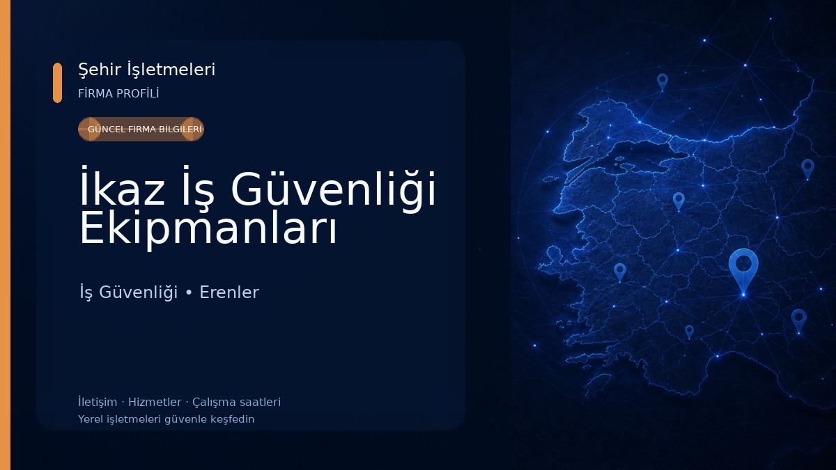 İkaz İş Güvenliği Ekipmanları İş Güvenliği