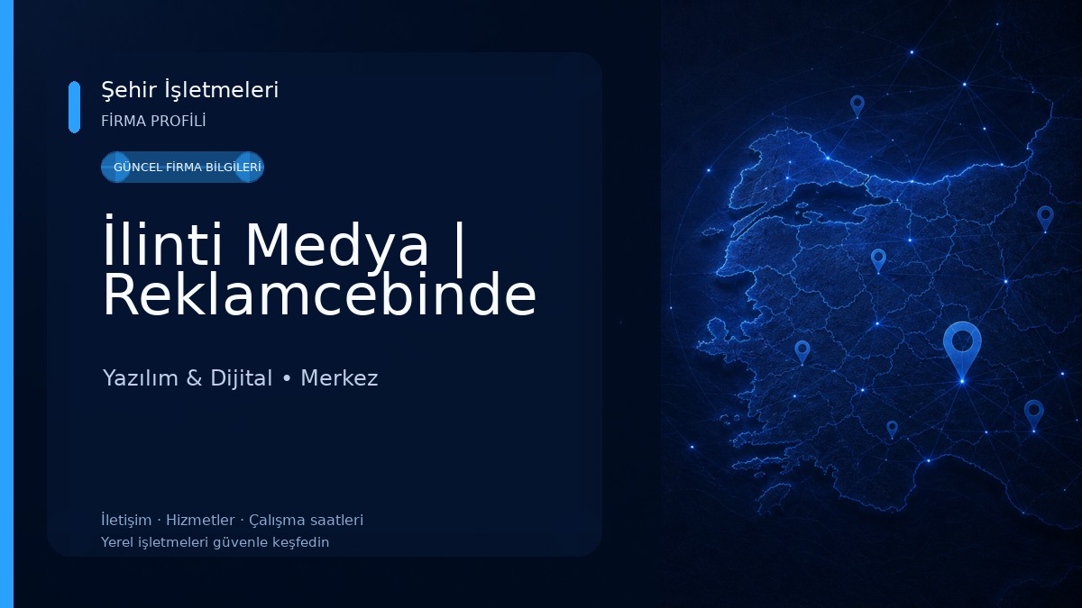 İlinti Medya | Reklamcebinde Yazılım & Dijital