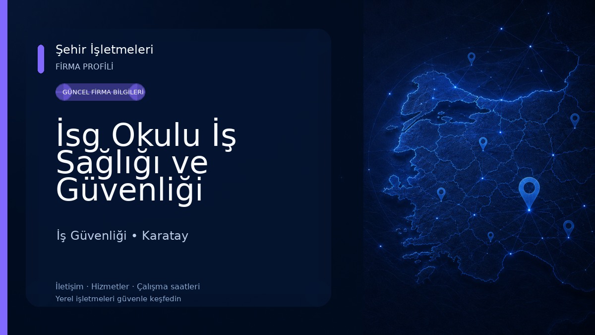 İsg Okulu İş Sağlığı ve Güvenliği Ekipmanları İş Güvenliği