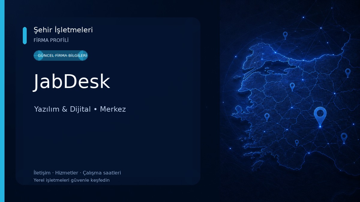 JabDesk Yazılım & Dijital