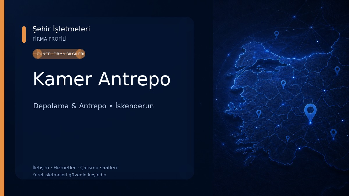 Kamer Antrepo