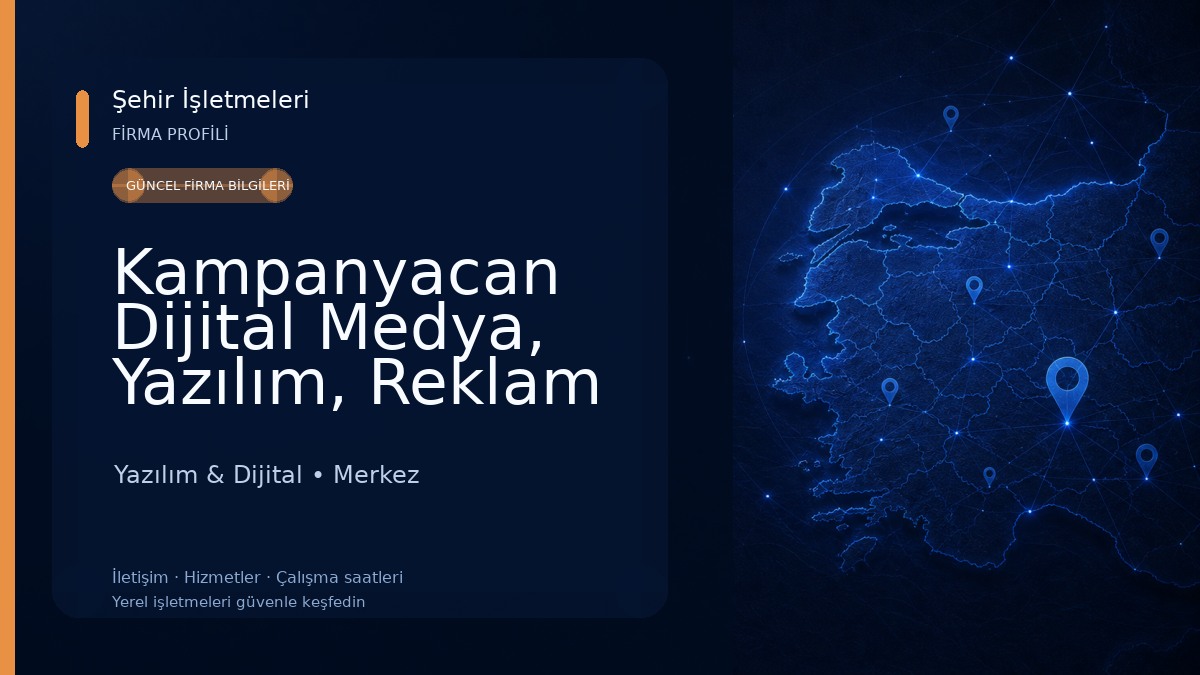 Kampanyacan Dijital Medya, Yazılım, Reklam Yazılım & Dijital