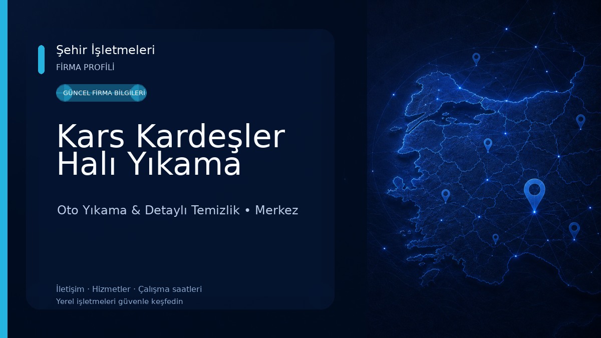 Kars Kardeşler Halı Yıkama