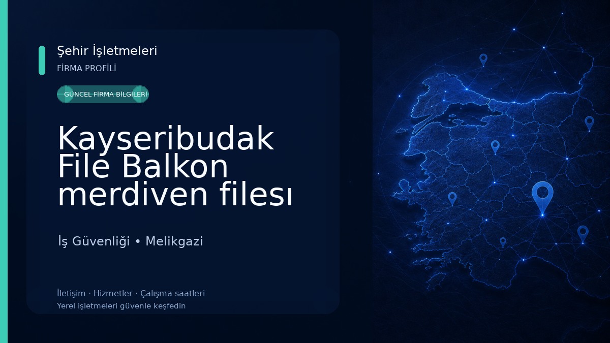 Kayseribudak File Balkon merdiven filesı İş Güvenliği