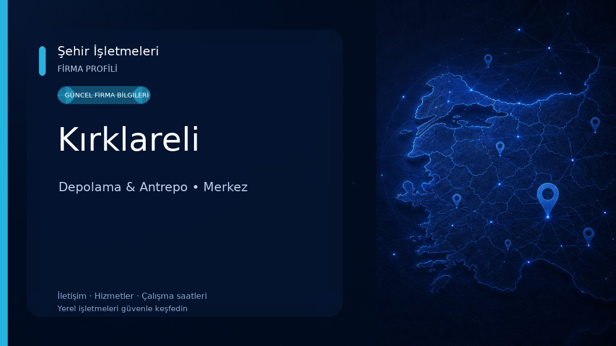 Kırklareli Depolama & Antrepo