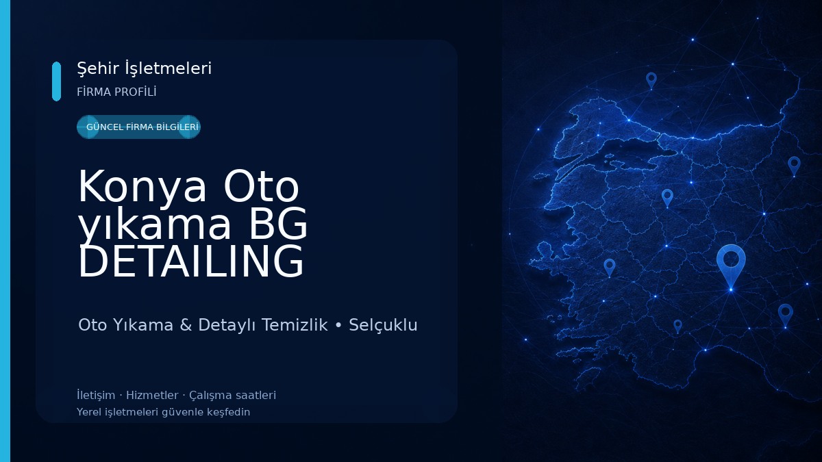 Konya Oto yıkama BG DETAILING detaylı temizlik pasta cila cam filmi 