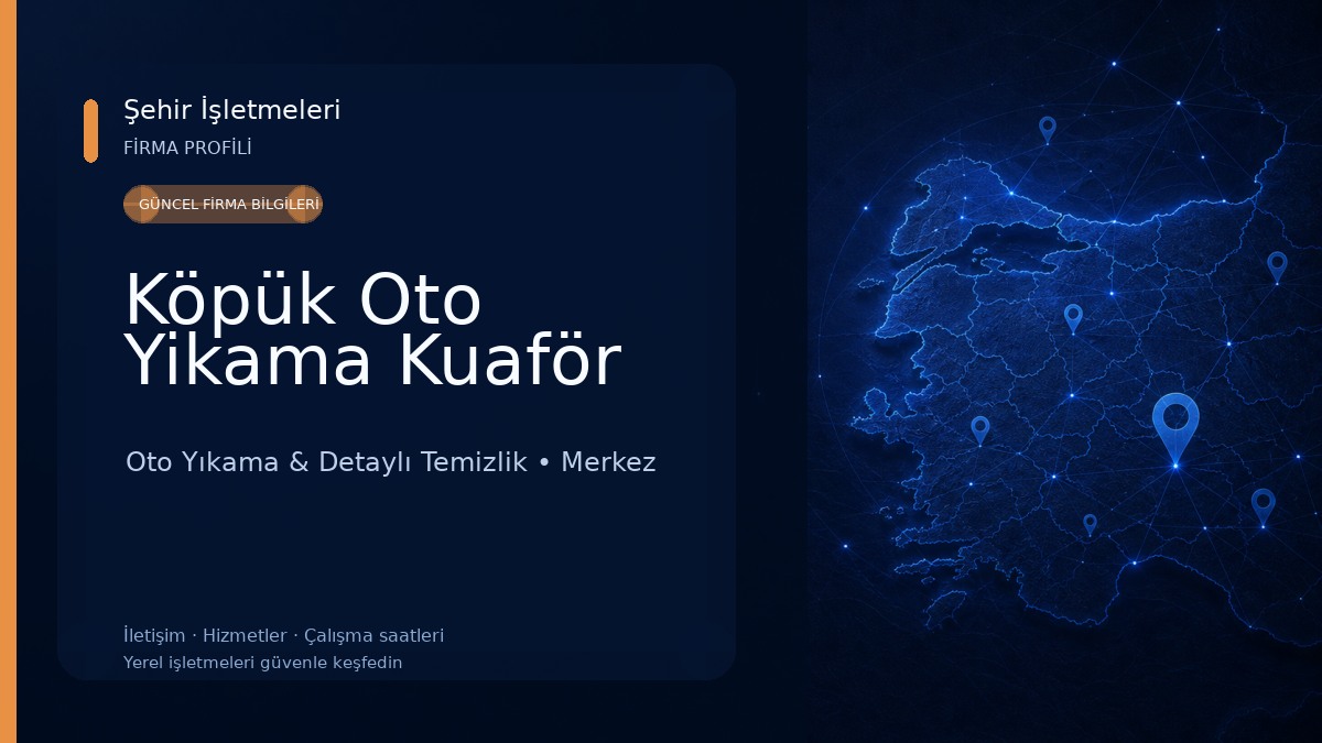 Köpük Oto Yikama Kuaför