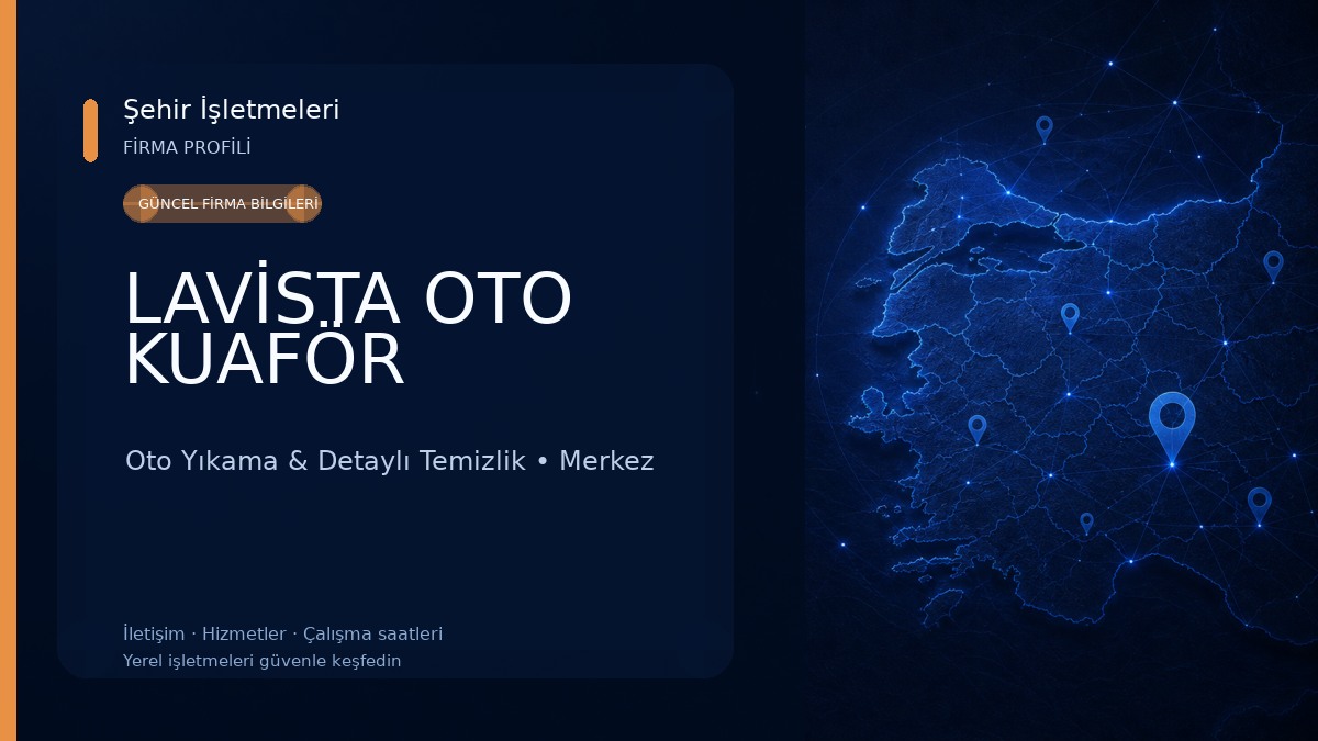 LAVİSTA OTO KUAFÖR Oto Yıkama & Detaylı Temizlik