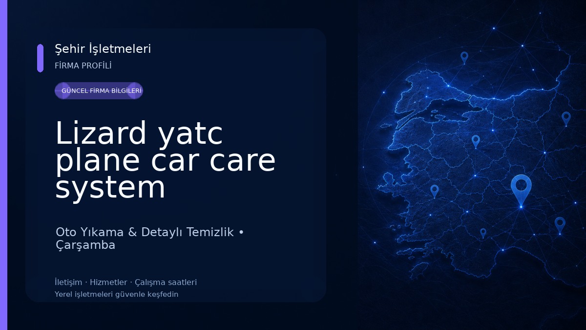 Lizard yatc plane car care system