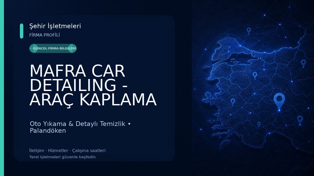 MAFRA CAR DETAILING - ARAÇ KAPLAMA & OTO YIKAMA - ERZURUM Oto Yıkama & Detaylı Temizlik