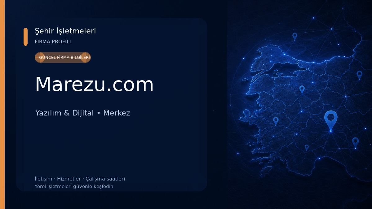 Marezu.com Yazılım & Dijital