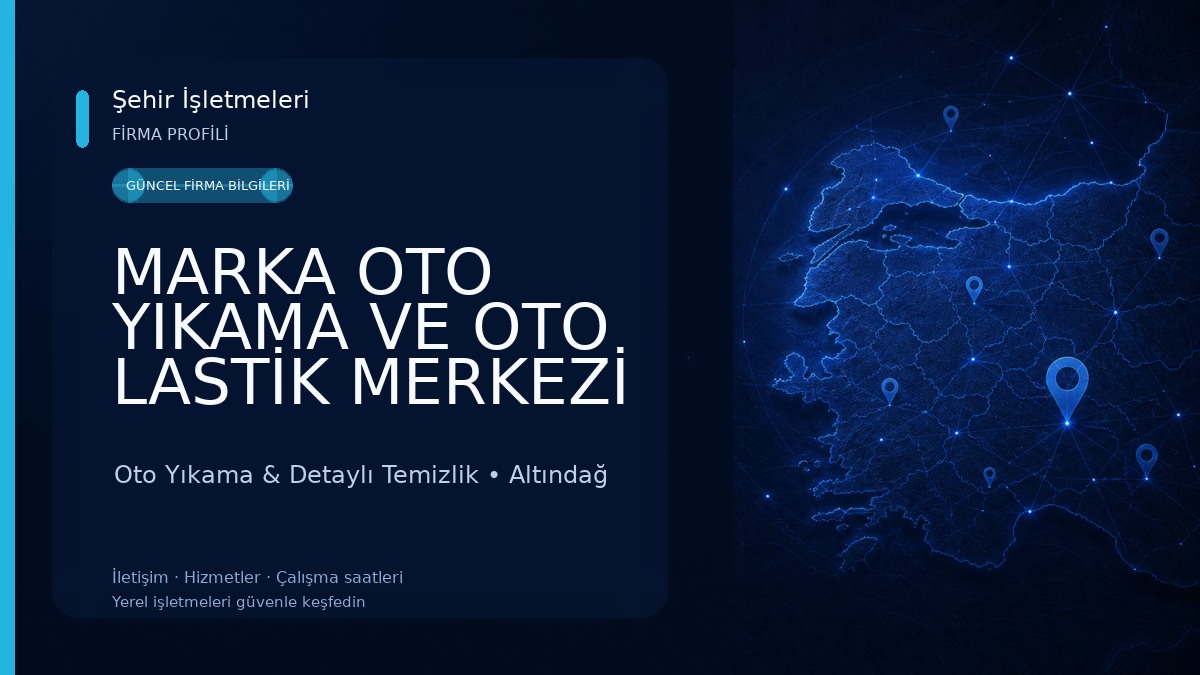 MARKA OTO YIKAMA VE OTO LASTİK MERKEZİ Oto Yıkama & Detaylı Temizlik