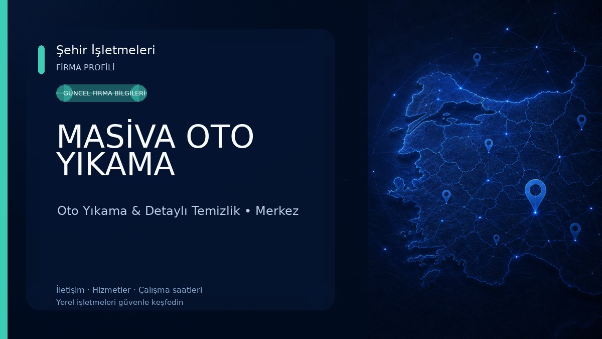 MASİVA OTO YIKAMA Oto Yıkama & Detaylı Temizlik