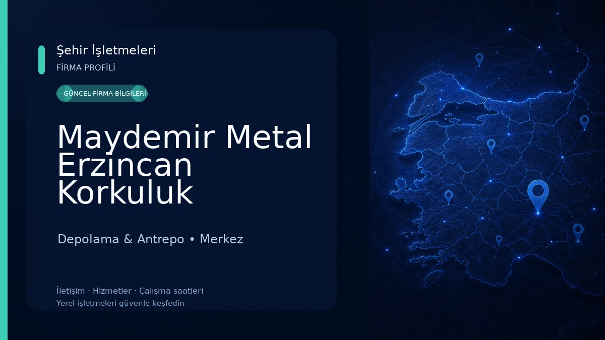 Maydemir Metal Erzincan Korkuluk Konteyner Çelik ev Depolama & Antrepo