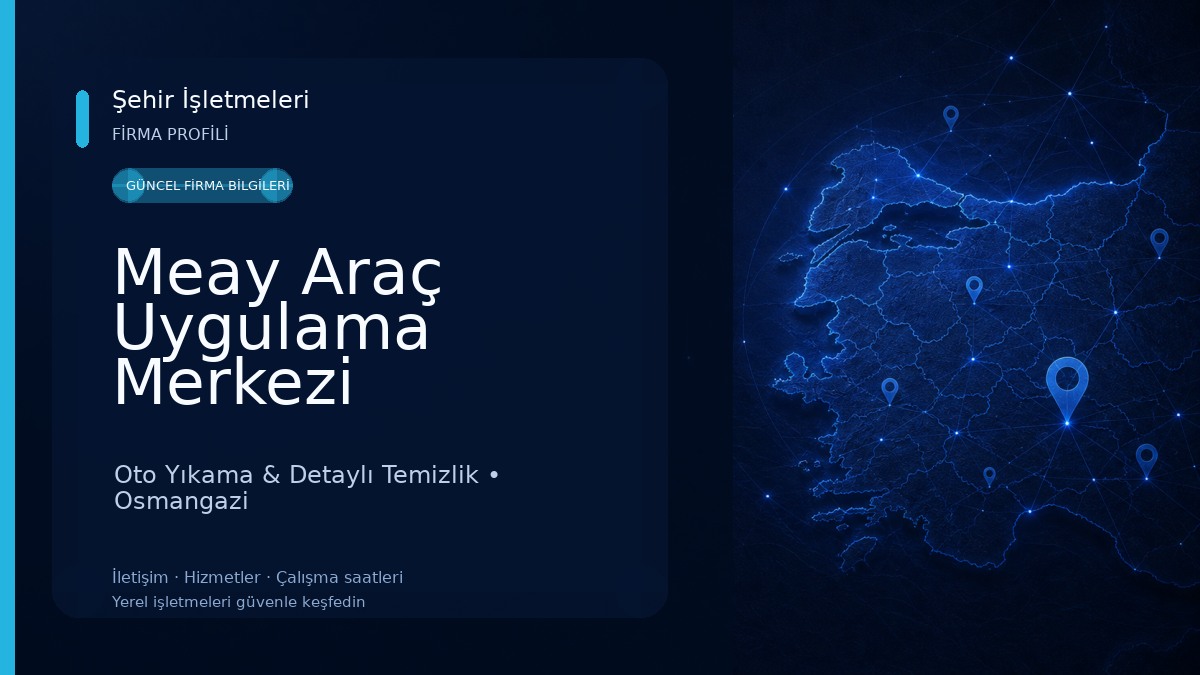 Meay Araç Uygulama Merkezi Oto Yıkama & Detaylı Temizlik