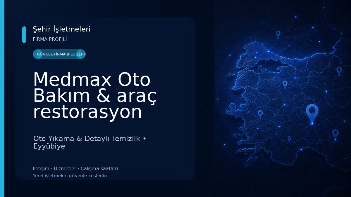 Medmax Oto Bakım & araç restorasyon merkezi Oto Yıkama & Detaylı Temizlik