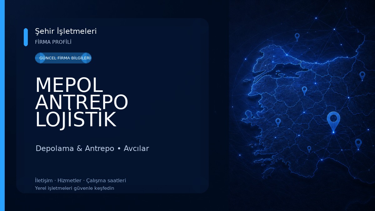 MEPOL ANTREPO LOJİSTİK Depolama & Antrepo