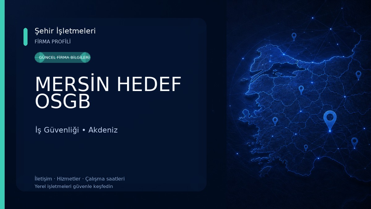 MERSİN HEDEF OSGB 