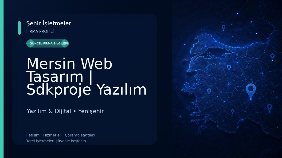 Mersin Web Tasarım | Sdkproje Yazılım & Dijital Medya Ajansı Yazılım & Dijital