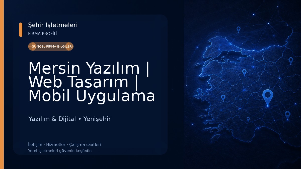 Mersin Yazılım | Web Tasarım | Mobil Uygulama - HWD Yazılım Yazılım & Dijital