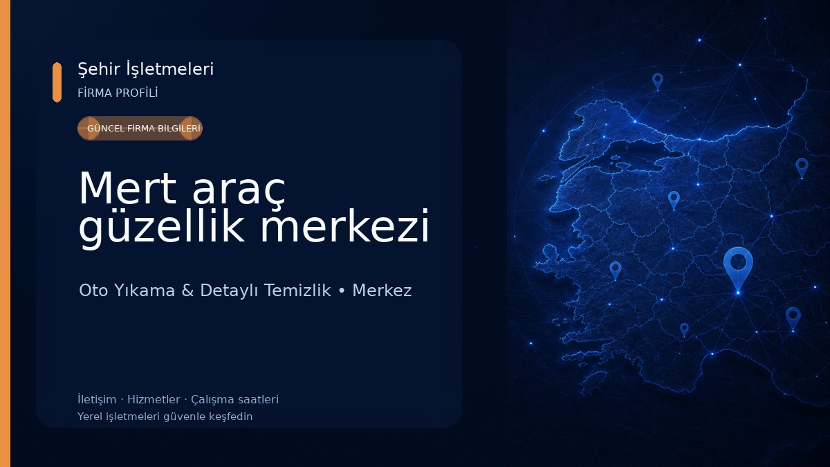 Mert araç güzellik merkezi